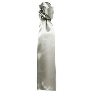 Premier Scarf - Women's Plain Business Scarf / Silver